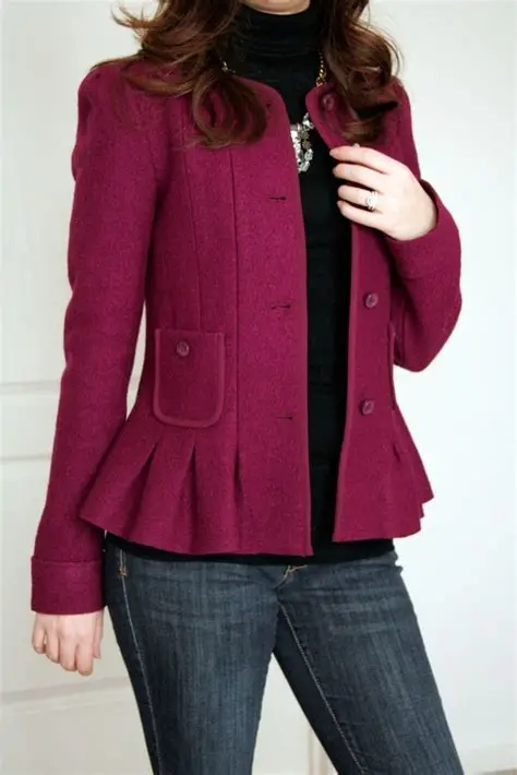 ペプラムジャケット